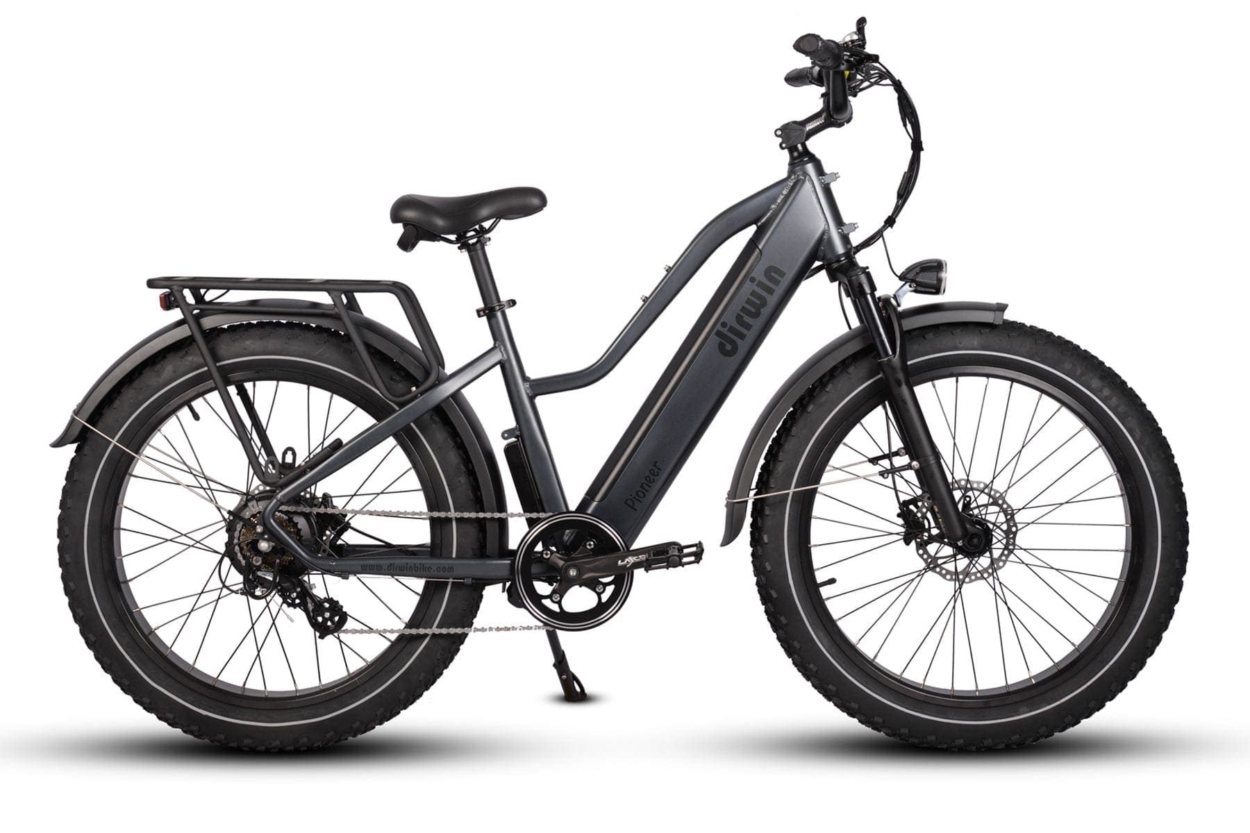 Pioneer Fat Tire Electric Bike + Delivery Trailer Bundle