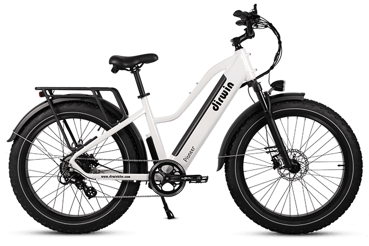 Pioneer Fat Tire Electric Bike + Delivery Trailer Bundle